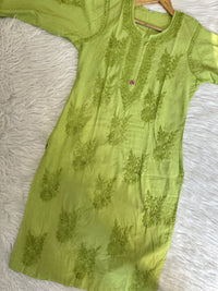 Summer Essential Dyed Chanderi Buta combo - Chikankari official