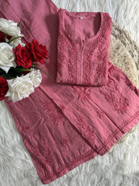Summer Essential Dyed Chanderi Buta combo - Chikankari official