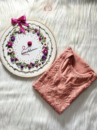 Summer Refreshing Rayon Short Tops - Chikankari official