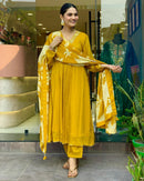 Sunflower 3pc Suit Set - Chikankari official