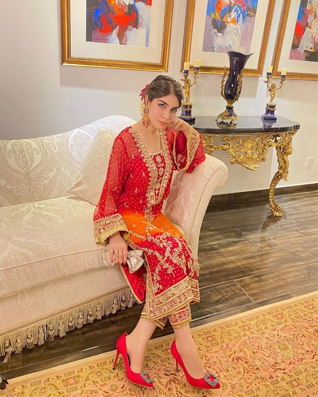 Super Hit Designer Set - Chikankari official
