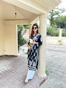 Super Soft Magic Hand Work Modal Cotton Kurta - Chikankari official