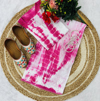 Tie & Dye Ghass patti Hand work Combo - Chikankari official