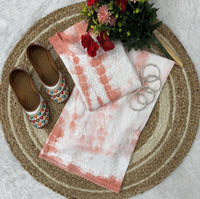 Tie & Dye Ghass patti Hand work Combo - Chikankari official