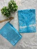 Tie n Dye Cotton set - Chikankari official