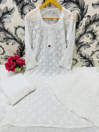 Tone to Tone Buti Jaal 4pc Set - Chikankari official