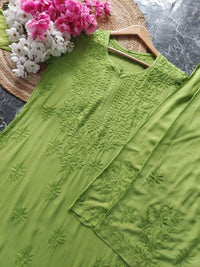 Tone to Tone Co ord Modal Cotton Santoshi Special - Chikankari official