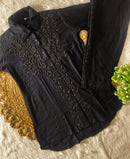 Tone To Tone Rayon Co - ord Shirt With Pant - Chikankari official