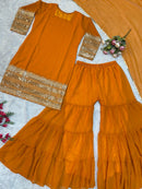 Trandy occasionally Wear 3pc Suit Set - Pakistani Edition - Chikankari official