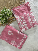 Trending ayaat Modal Plazzo combo - Chikankari official
