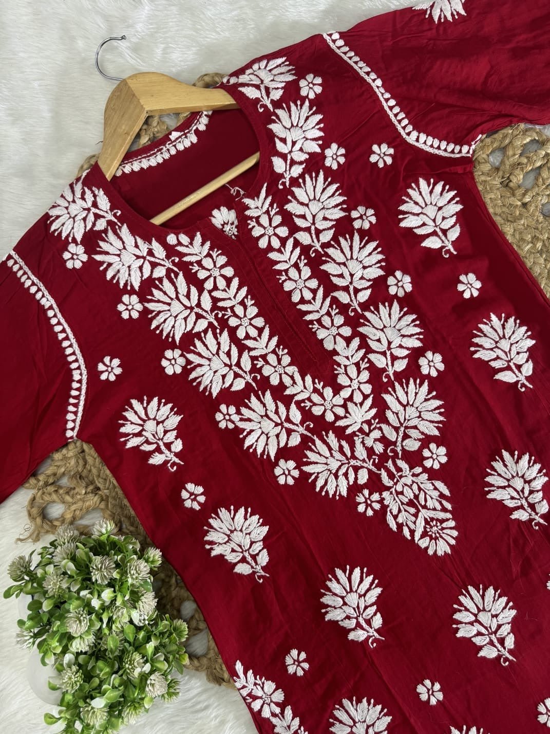 Trending ayaat Modal Plazzo combo - Chikankari official