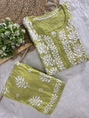 Trending ayaat Modal Plazzo combo - Chikankari official
