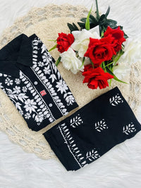 Trending Chikan pant Set - Chikankari official