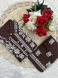Trending Chikan pant Set - Chikankari official