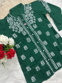 Trending Chikan pant Set - Chikankari official