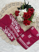 Trending Chikan pant Set - Chikankari official