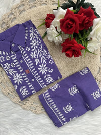 Trending Chikan pant Set - Chikankari official