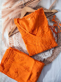 Trending Chikankari Co - ord Set - Chikankari official