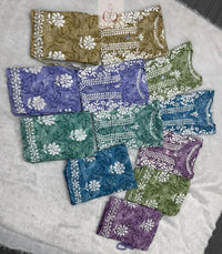 Trending chikankari Mul Gharara set - Chikankari official