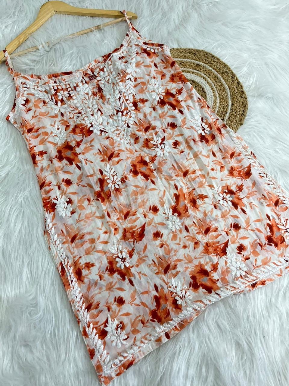 Trendy Mul Noodle strap - Chikankari official