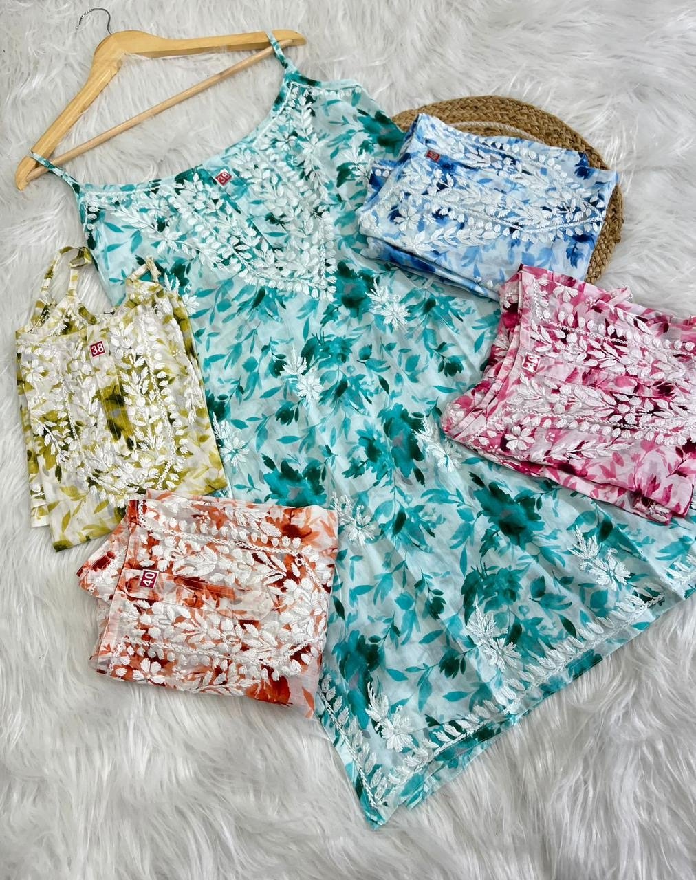 Trendy Mul Noodle strap - Chikankari official