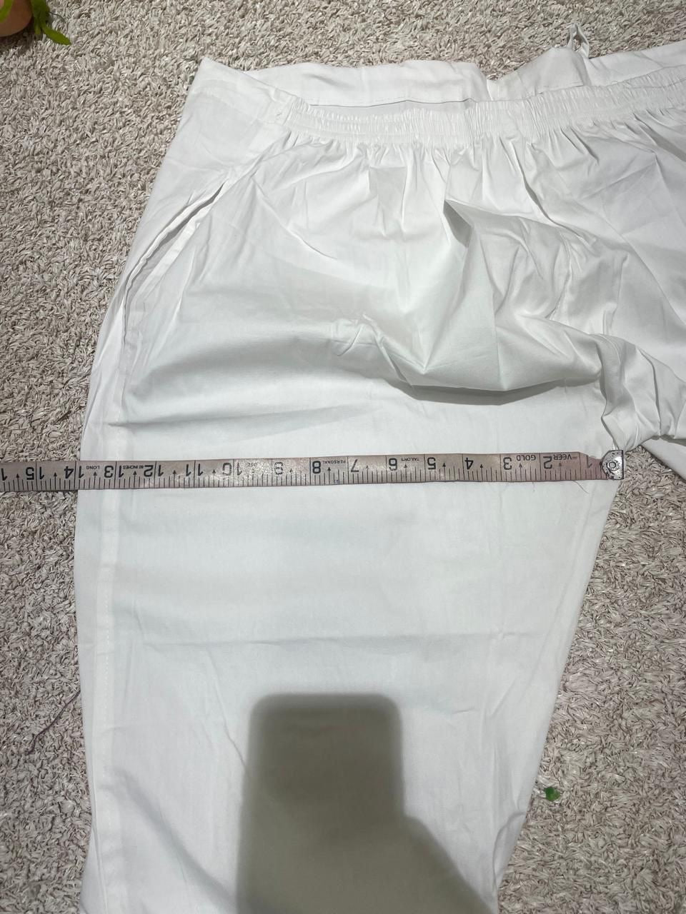 Upto 50 waist Hand embroidery Free Size Pant - Chikankari official