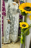 Viscose 3d Work Detailed Worked Kurta Only - Chikankari official
