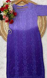 Viscose Chikan 70Gram Anchor Thread worked - Chikankari official