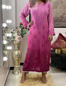 Viscose Finest Quality Worked kurtas.. - Chikankari official