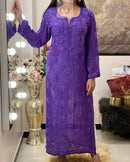 Viscose Finest Quality Worked kurtas.. - Chikankari official