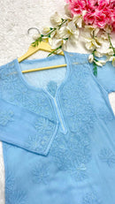 Viscose Handmade Embroidered chikankari - Chikankari official