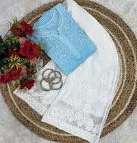Viscose Kurti 70 Gram Anchor Thread 3D Work & Viscose Piazo Anchor Thread - Chikankari official