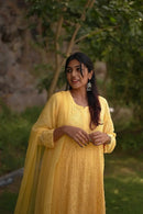 Viscose Premium Set with Muqaish Plazzo - Chikankari official