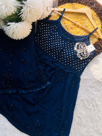 Viscose Set Plazzo Pair Luxe & Premium Edition - Chikankari official