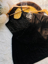 Viscose Set Plazzo Pair Luxe & Premium Edition - Chikankari official