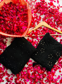 Viscose short top pair - Chikankari official