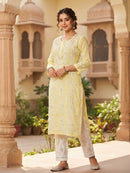 Voic cotton Gota patti set - Chikankari official
