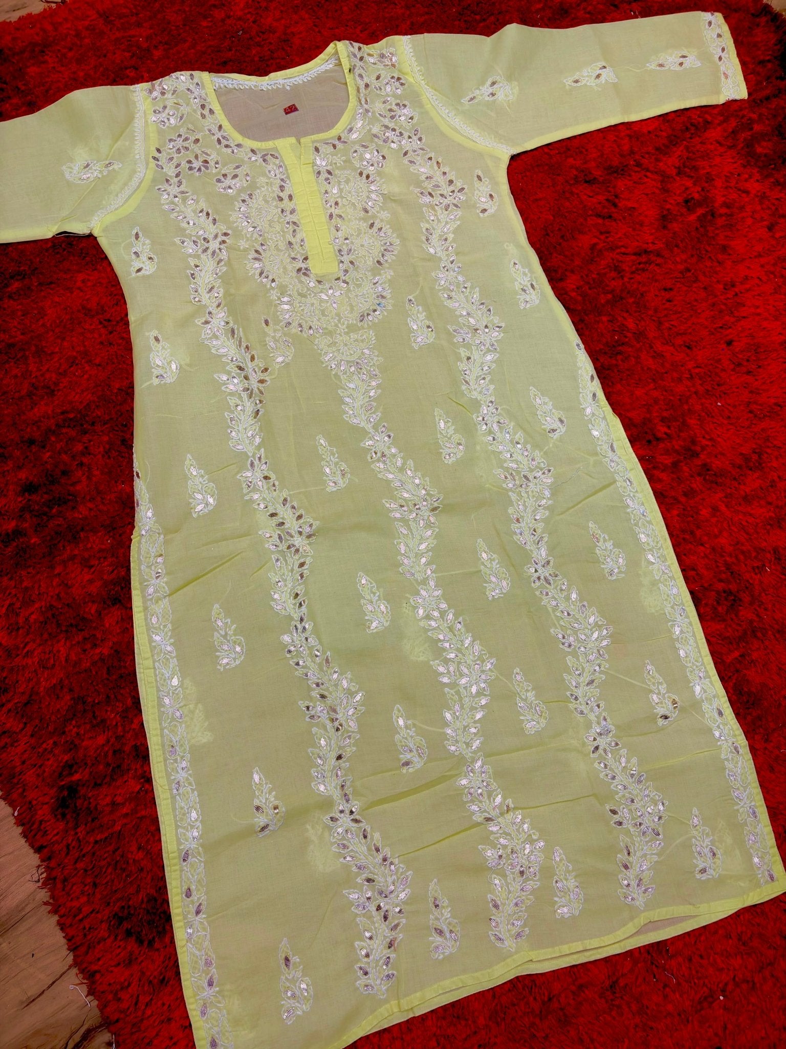 Voic cotton Gota patti set - Chikankari official