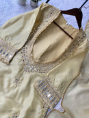 Wedding mirror embroidered 4pc set - Chikankari official