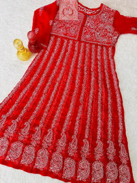 Yok Georgette’ Anarkali - Chikankari official
