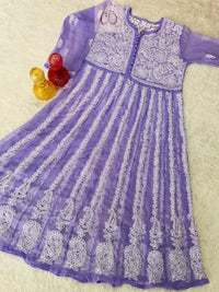 Yok Georgette’ Anarkali - Chikankari official