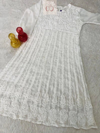 Yok Georgette’ Anarkali - Chikankari official