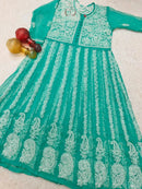 Yok Georgette’ Anarkali - Chikankari official