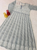 Yok Georgette’ Anarkali - Chikankari official