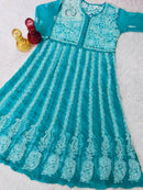 Yok Georgette’ Anarkali - Chikankari official