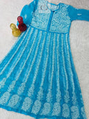 Yok Georgette’ Anarkali - Chikankari official