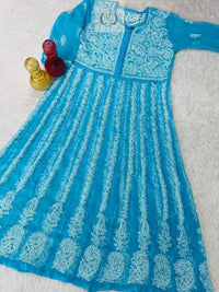 Yok Georgette’ Anarkali - Chikankari official