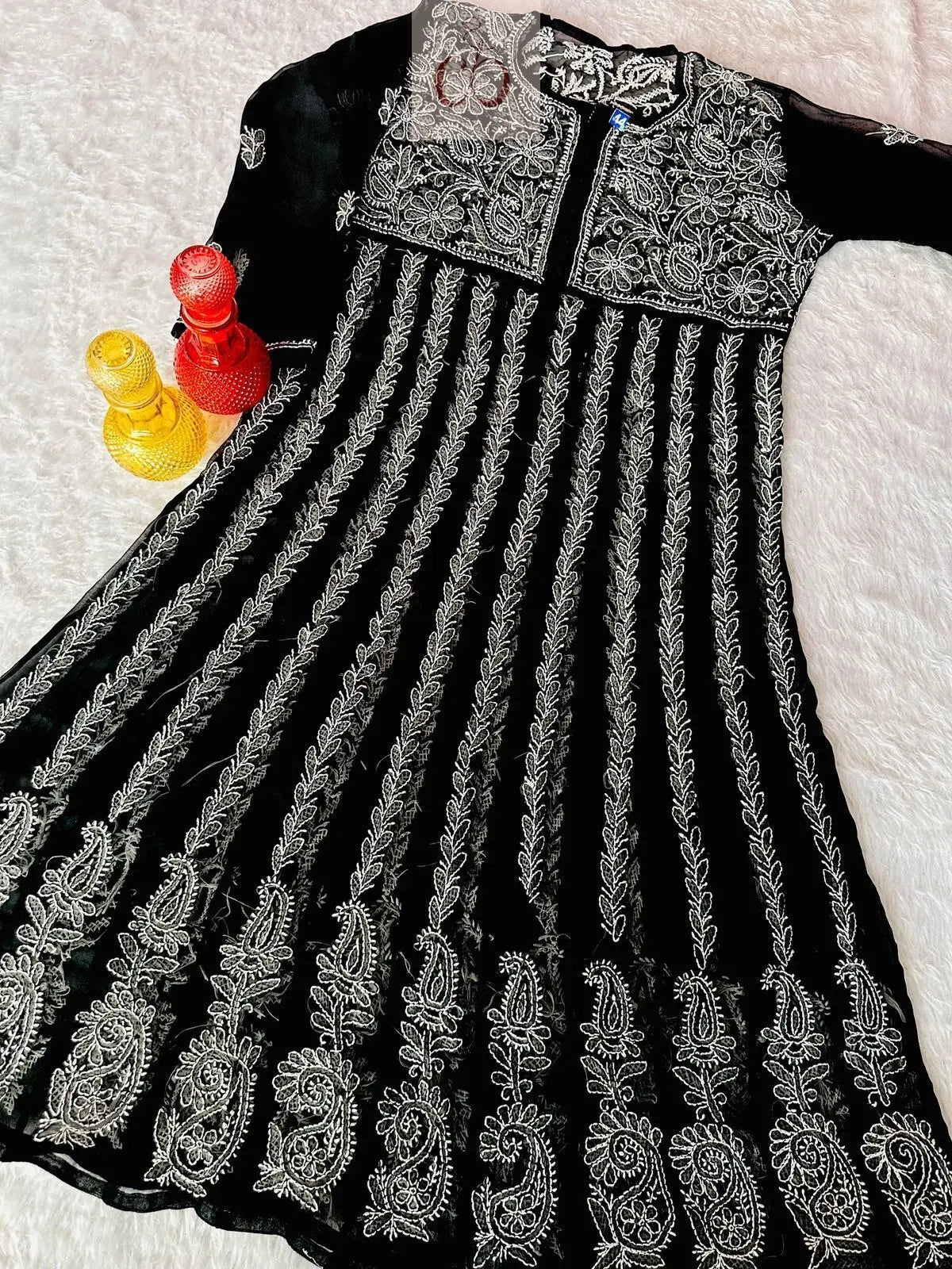 Yok Georgette’ Anarkali - Chikankari official