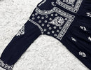 Yolk Black Gown with white chikankari work - Chikankari official