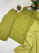 Zara Georgette Heavy Embroidery 3d Suit Set - Chikankari official